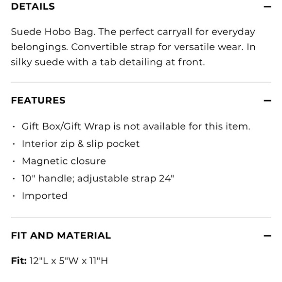 TALBOTS NAVY BLUE SUEDE HOBO BAG - Picture 3 of 3